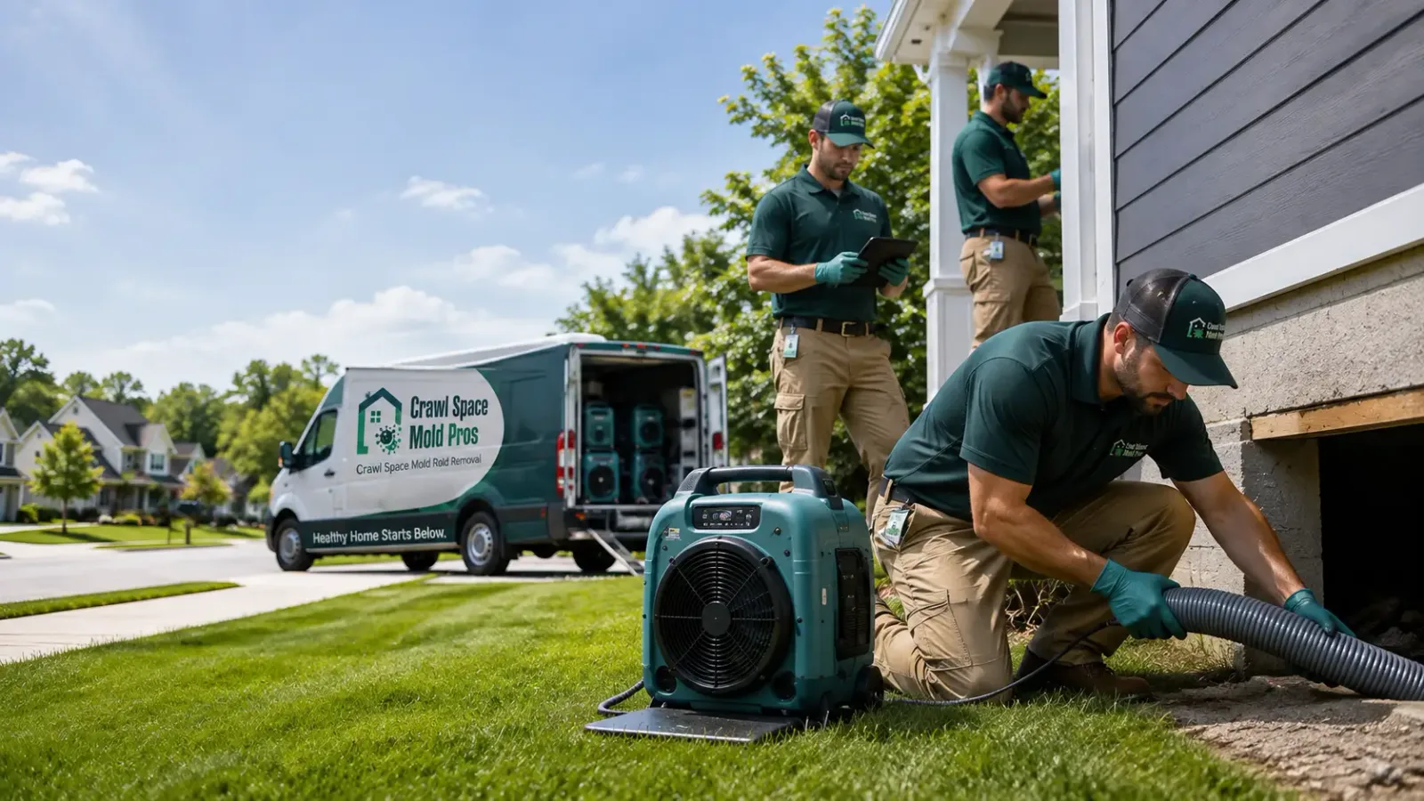 Crawl Space Mold Removal in Port Gamble, WA